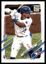 Santiago Espinal 2021 Topps #243 Blue Jays MLB READ FREE SHIPPING AutographDen