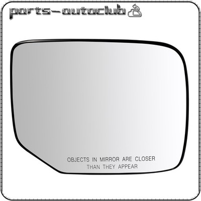 Door Mirror Glass W/Plate Passenger Side Flat Heated For 09-15 Honda Pilot