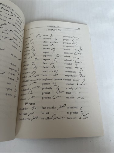 Most-Used Shorthand Words and Phrases Copyright 1951 Gregg Leslie Zoubek Vintag - Bild 18 von 21