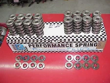 16 PSI Polished Maxi Life 1.310" O.D. Valve Springs &  Retainers & Seat Locators