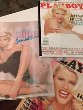 Anna Nicole Smith Playboy Covers Lot Of 4   iconic years   mags 🔥🔥