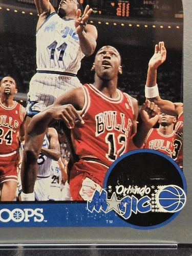 1990 NBA Hoops Sam Vincent PSA 5 Michael Jordan Bulls Iconic Card Stolen Jersey