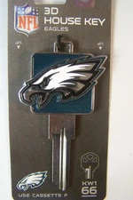 Philadelphia Eagles   3D Kwikset House key blank
