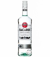 Bacardi Carta Blanca Superior White Rum / 37,5 % Vol. / 1,0 Liter-Flasche