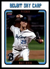 2023 Matt Givin Choice Minor League Rookie Card Beloit Sky Carp