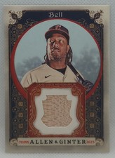 2023 Topps Allen & Ginter Josh Bell Bat Relic Cleveland Guardians AGRB-JB