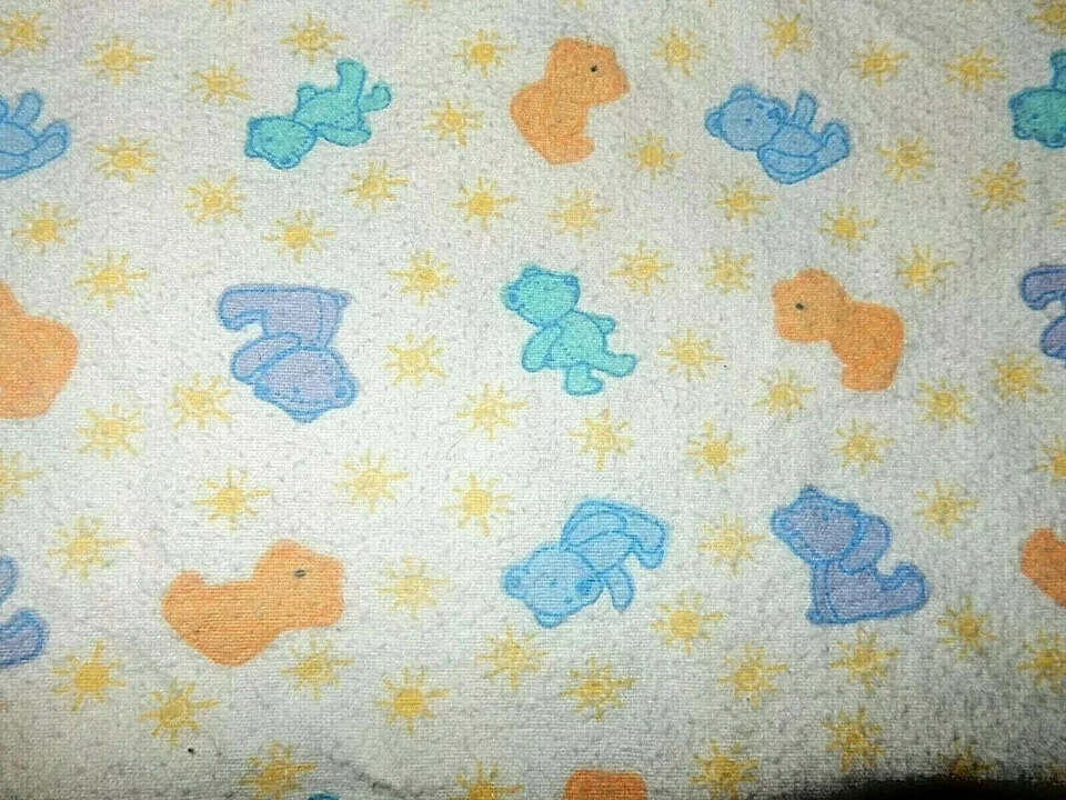 4B Vintage 30x30 Carter's Ositos de Peluche Franela Recepción Bebé Cuna Manta Lovey Foto 2 de 4
