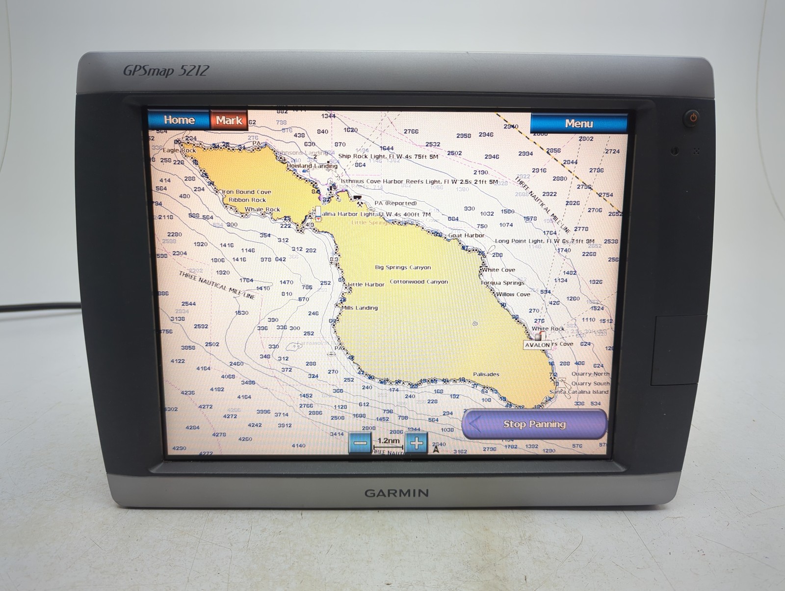 Map 5212 Boat Marine 12" Touchscreen Fishfider Radar Gps Cha