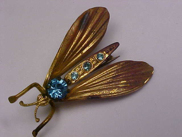 ANTIQUE VINTAGE SIGNED CZECHOSLOVAKIA FLY INSECT … - image 1