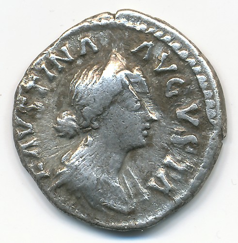 Herrlicher Denar der FAUSTINA MINOR RIC 710 ff s. SCAN!