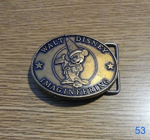 Walt Disney Imagineering - Brass Belt Buckle