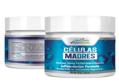 CELULAS MADRE Relief Cream 4 oz. Arthritis, Sore Muscles, Joint support