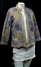 Lifestyle Jacket Distressed Light Coat Shabby Embellished Blazer Open S Ps New