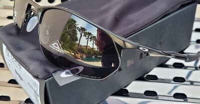 New Oakley WIRETAP 2.0 4145-0160 Sunglasses Satin Black w/ Prizm