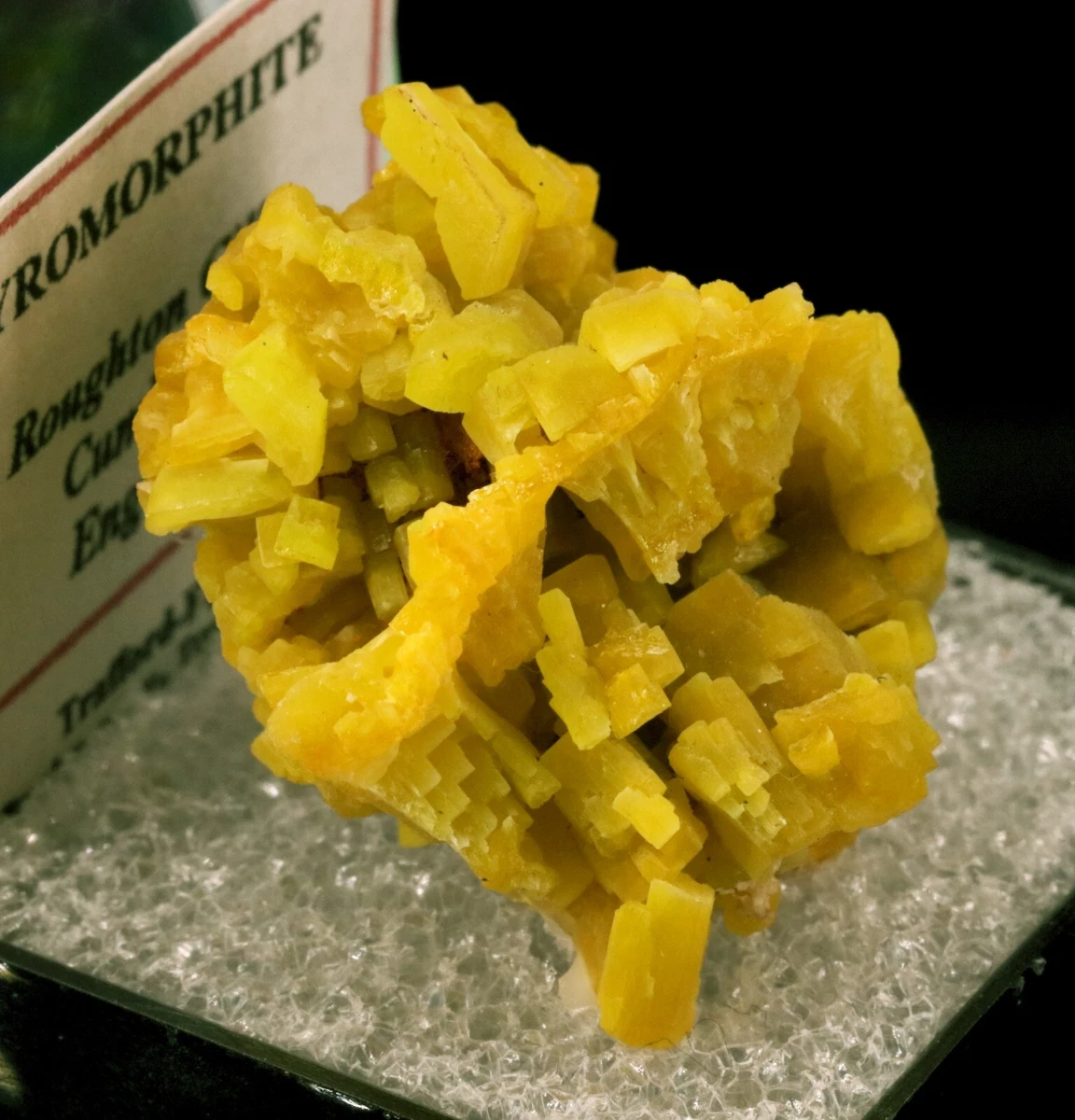 Killer Green-Yellow Pyromorphite Crystal Cluster T/N - Roughton Gill,  England! | eBay