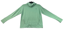 Under Armor Sweater Womens Size Small Green Long Sleeve Pockets