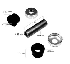 Buchse Hülse Satz für Schwingarm vorne passend für Quad ATV 70/110/125 (Lo:m5b)