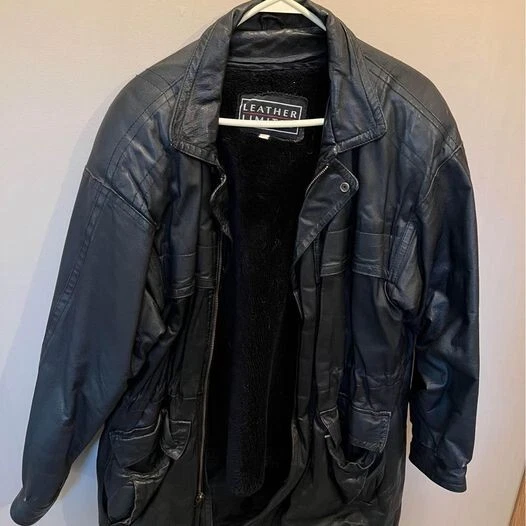 Vintage Leather Lined Trench Coat Limited Edition Winter Costume Coat Jacket
Opens in a new window o