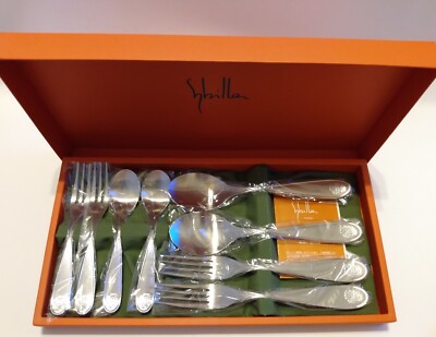 NIB EPOLAS SGS-105 Sybilla Grabard Set S 8-Piece Set SILVERWARE Made in Japan