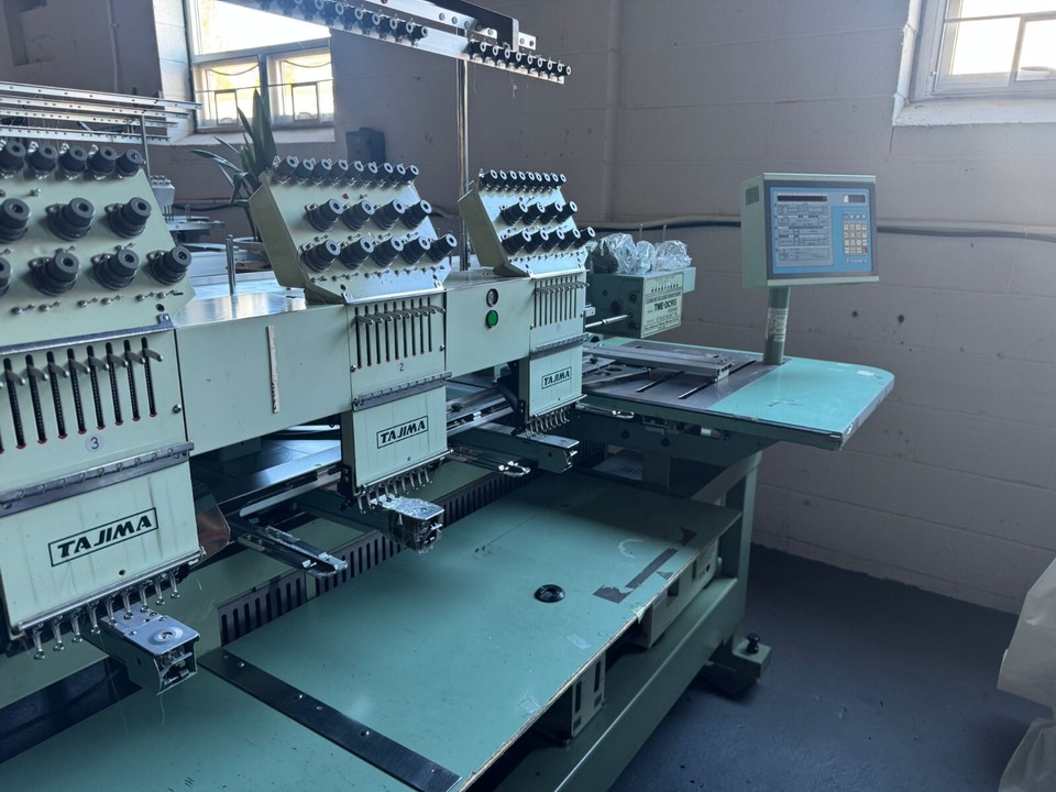 Tajima embroidery machine ( TMEDC 1215) used, 15 Head Embroidery