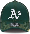 New Era Adult Oakland Athletics 39thirty Hat, Green, Sz-S/M