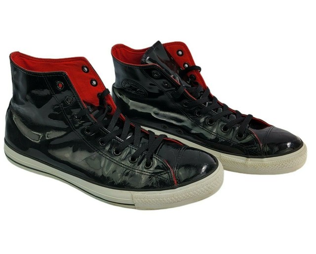 black patent converse