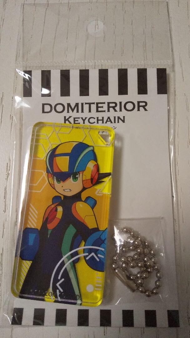 Japanese anime MegaMan NT Warrior Domiterior keychain Rockman