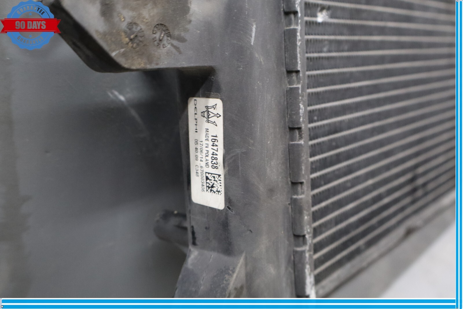 14-22 Maserati Ghibli Levante M157 Aux Auxiliary Water Cooling Radiator Oem