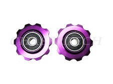 MTB Road Bike Rear Derailleur Jockey Wheel Pulley 10T Purple