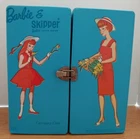Vintage Mattel Barbie & Skipper Doll Carrying Case - SPP 1964