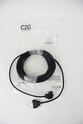 C2G 52188 25FT Serial RS232 DB9 Null Modem Cable