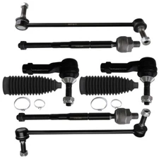 [8pcs] For 2011-2017 Ford Explorer Front Tie Rod End Sway Bar and Pinion Bellow