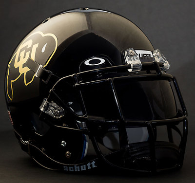*CUSTOM* COLORADO BUFFALOES NCAA Schutt XP Authentic GAMEDAY Football Helmet