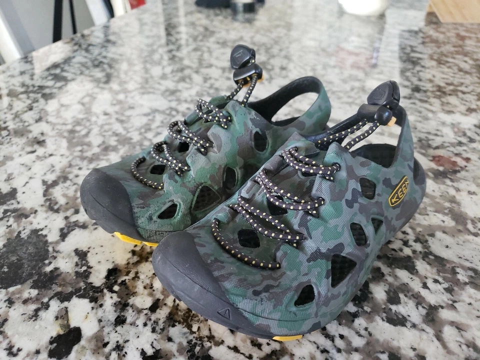 Sandalias KEEN Sunsport Bebé Infante Agua Talla 12 Rion eva Cremallera Camuflaje Plástico Foto 2 de 4
