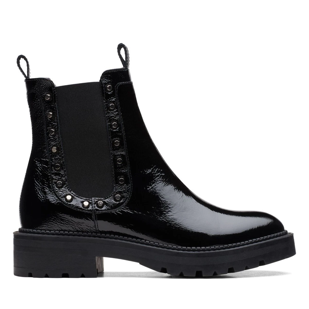 Clarks on sale patent boots