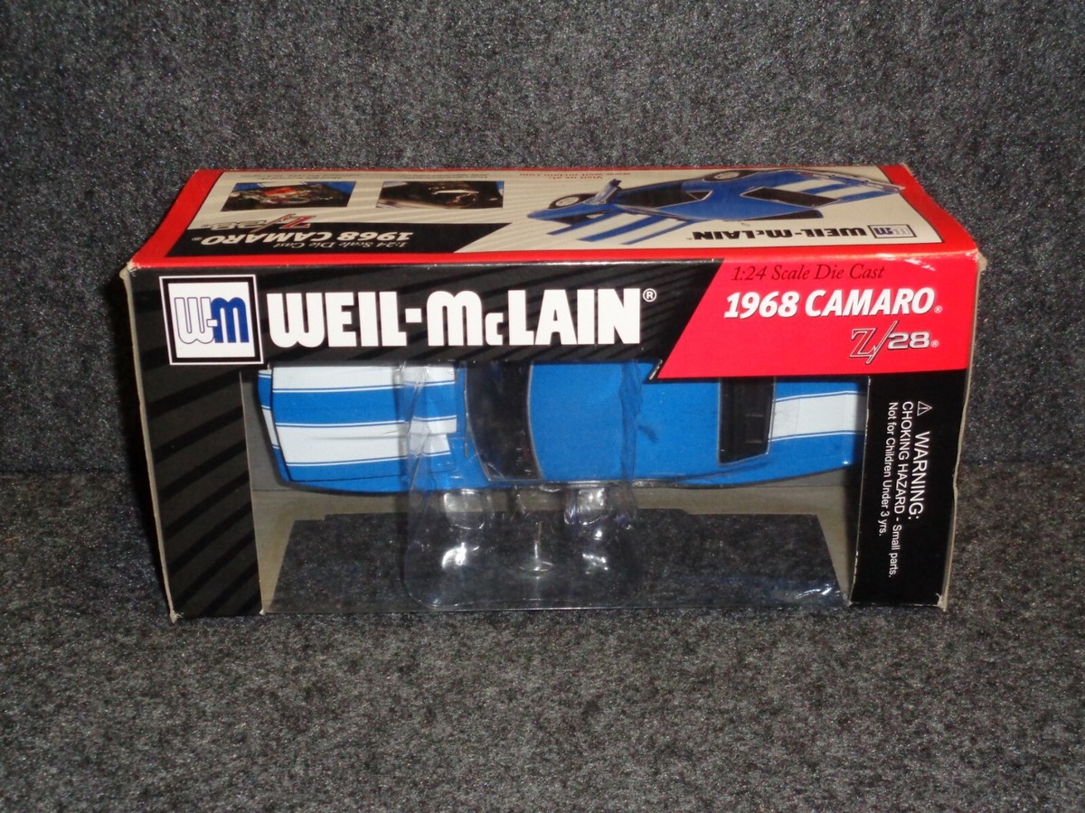 WEIL-MCLAIN 1968 CHEVROLET CAMARO Z28 1:24 CROWN PREMIUMS DIECAST