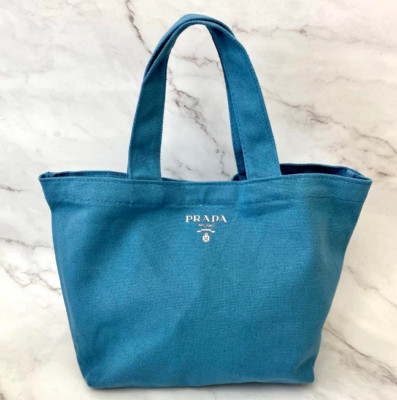 PRADA Mini Tote Mini Bag Novelty Light Blue Limited Edition