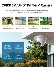 Las mejores ofertas en 1080p (FHD) resolución máxima domo CCTV