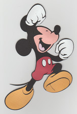 Mickey cardstock diecut layered scrapbook embellishment 5.5" tall