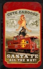Cute Caboose Service on the Rails 1 oz silver Colorized Art Bar