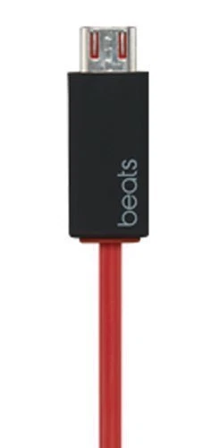 Original OEM Apple BEATS 5" Long MICRO USB CABLE CHARGER FOR POWERBEATS 2or3 Red - Image 3 of 3
