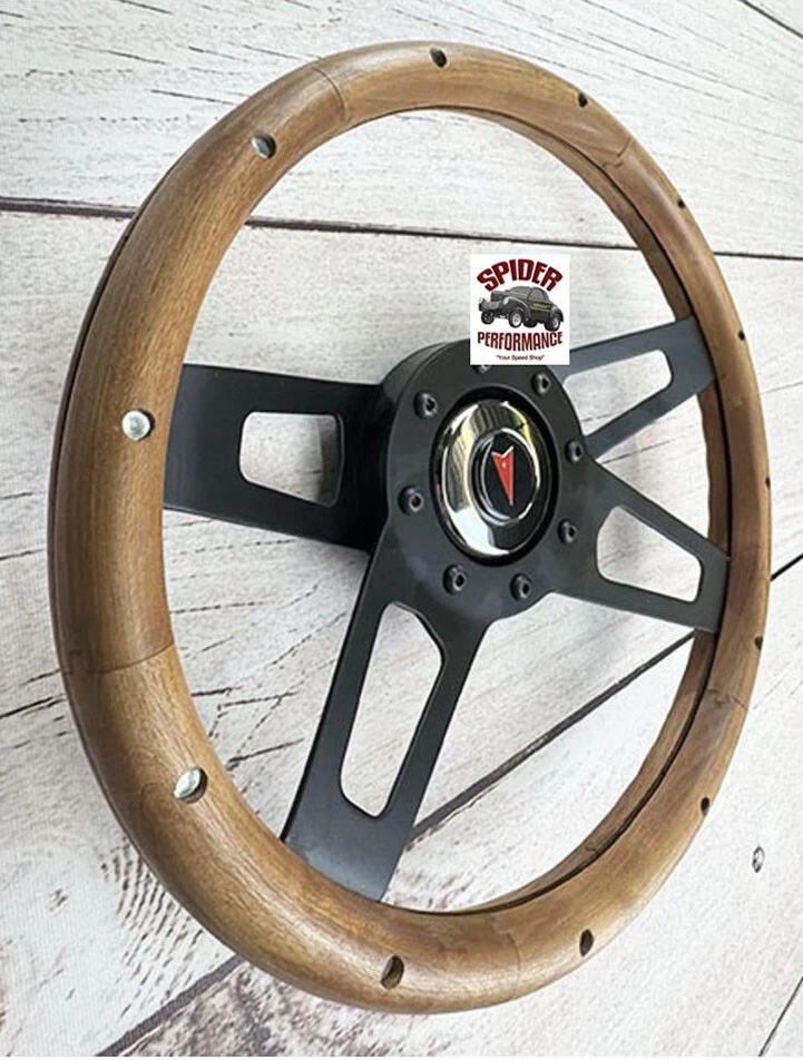 Volante madera Pontiac 1969-1989 13 1/2" nogal II Foto 2 de 4