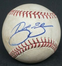 Nick Franklin Autographed Signed Game Used Debut Baseball MLB Holo 5/27/13 M's