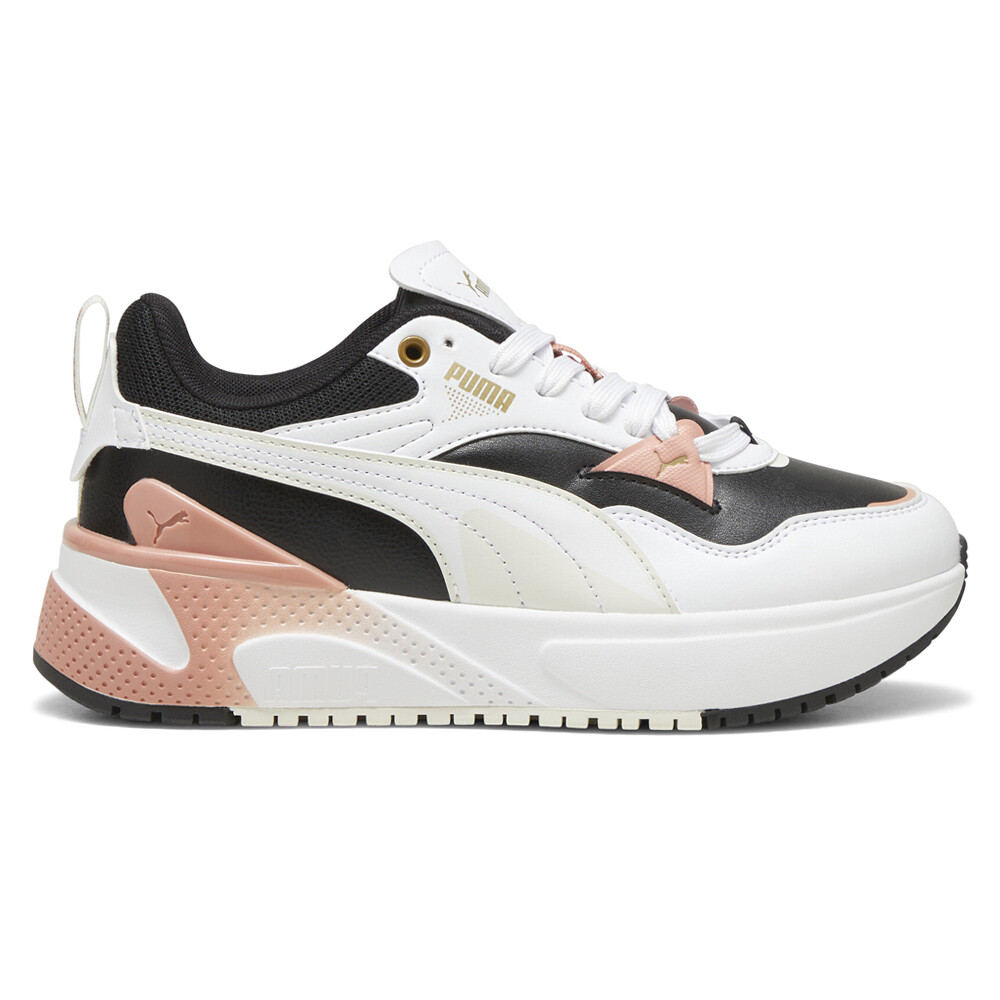 Женские черные, белые кроссовки на шнуровке Puma R78 Disrupt, повседневная обувь 39767508