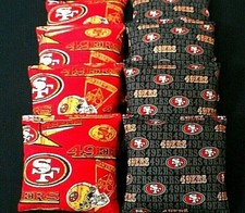 NEW SAN FRANCISCO 49ERS Cornhole Bean Bags 8 ACA Regulation CornToss Tailgate