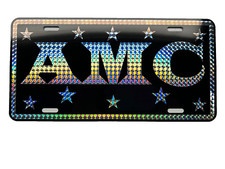 Retro 1970s Prism Amc Metal License Plate Amx Javelin 390 Hurst Sc Rambler