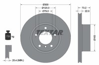 Bremsscheibe BMW P. 1/3/4 1,6-2,0 10-