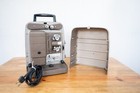 Vintage 1950s Bell & Howell 253 Ax 8mm Film Movie Projector & Reel, Tested Works