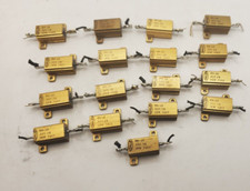 Lot of 17 Dale Used RH-10 - 10 Watt Aluminum Power Resistors - Various Ohms