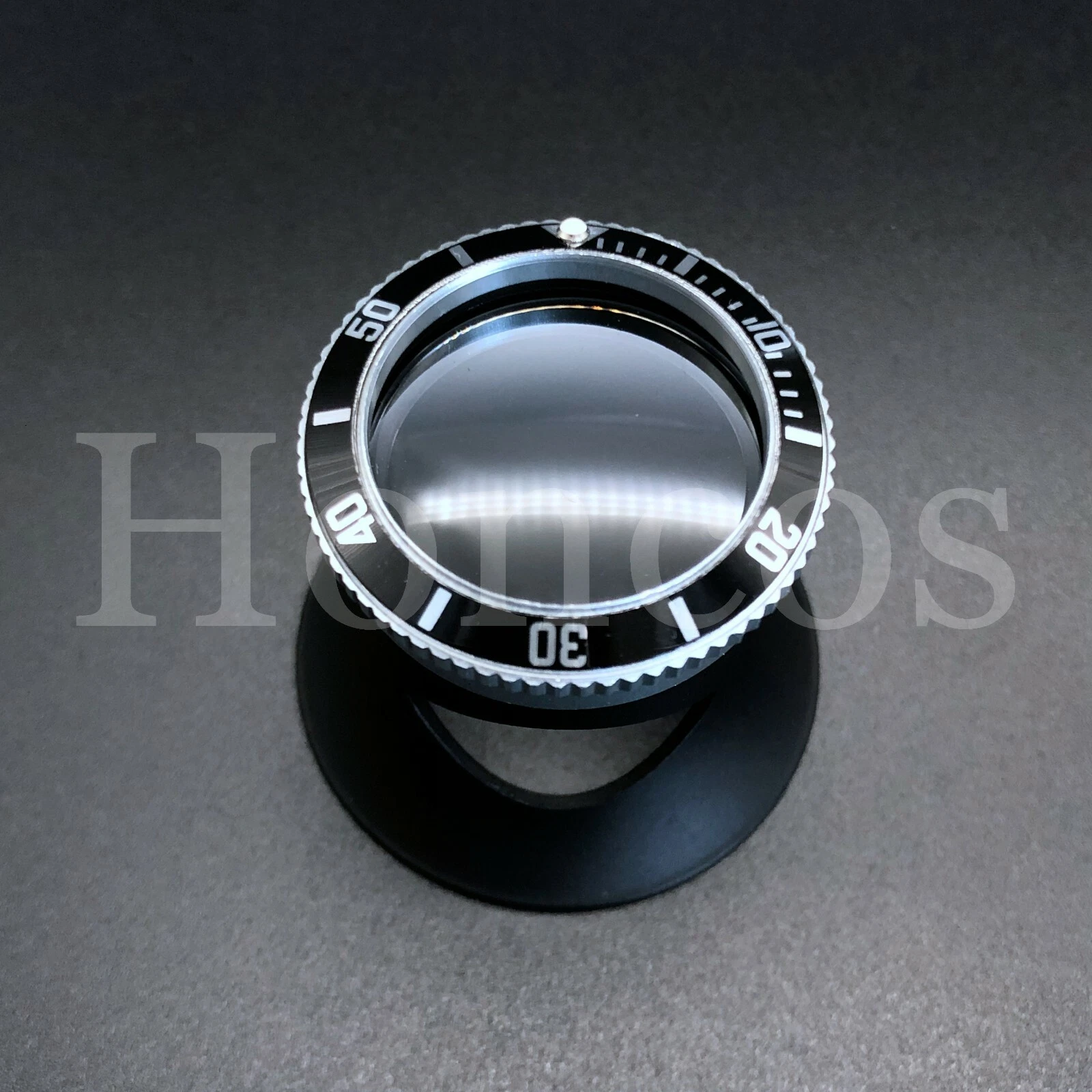 Montre loupe en verre vert outils de réparation de bijoux lentille loupe plongeur adaptée à l'époque